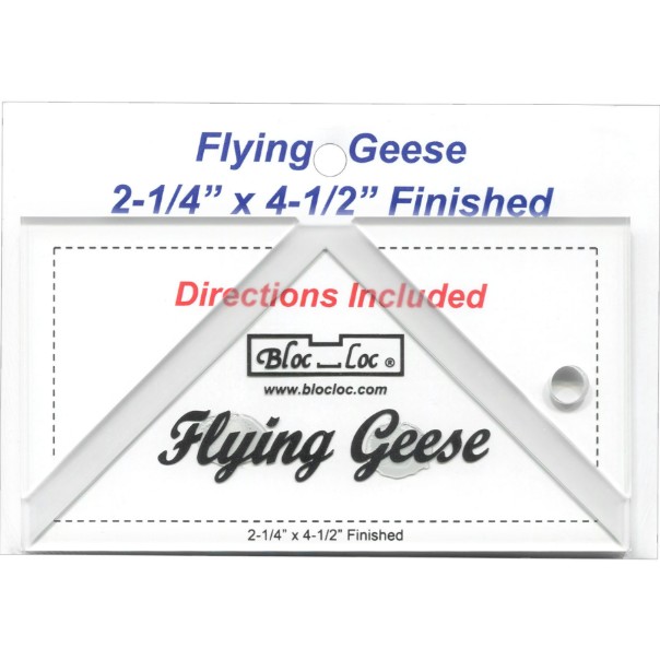 Bloc Loc Flying Geese Square Up Ruler 2.25" x 4.5"