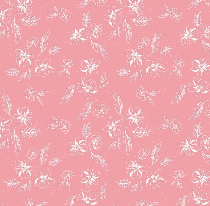 Berry Market Sketches Peony by Beverly McCullough for Riley Blake Designs