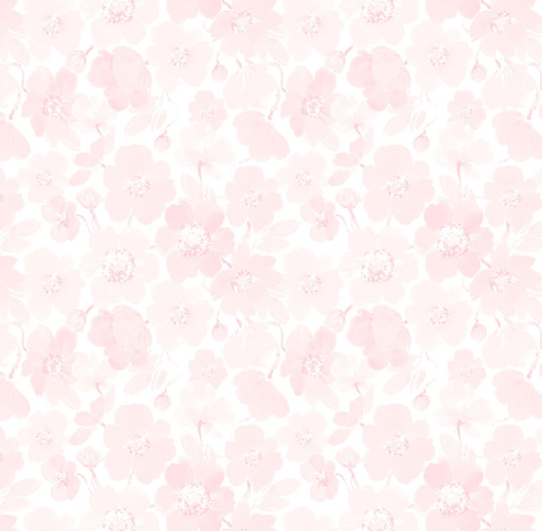 Berry Sweet Tonal Poppies Light Pink Pink by Heatherlee Chan for Clothworks