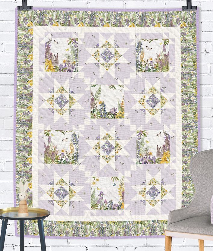 Spring Garden Quilt Kit from Clothworks