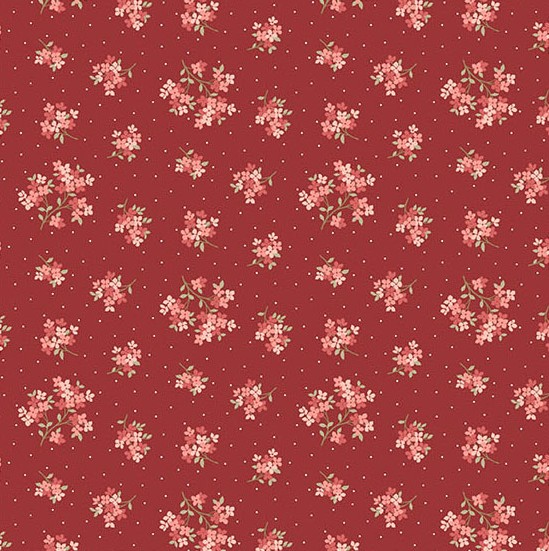 Lighthouse Sand Verbena Red Roof by Laundry Basket Quilts for Andover Fabrics