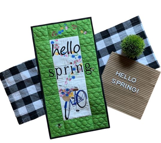 HoopSisters Hello Spring USB Embroidery Pattern