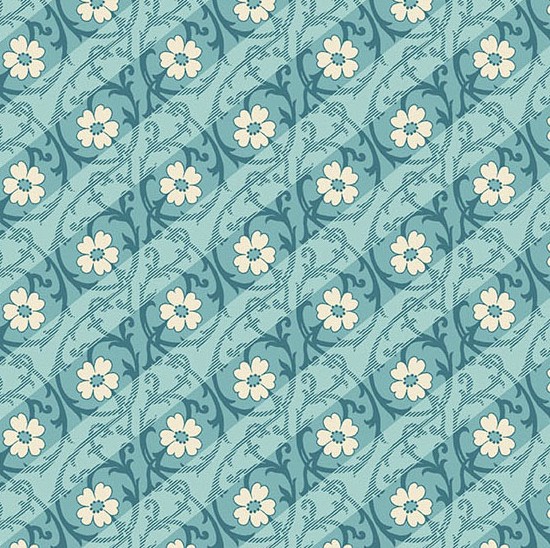 Lighthouse Salt Marsh Mallow Splash by Laundry Basket Quilts for Andover Fabrics