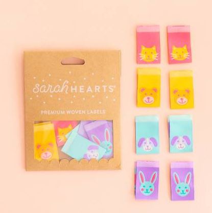 Animal Friends Label  by Sarah Hearts