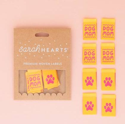 Dog Mom Labels  by Sarah Hearts