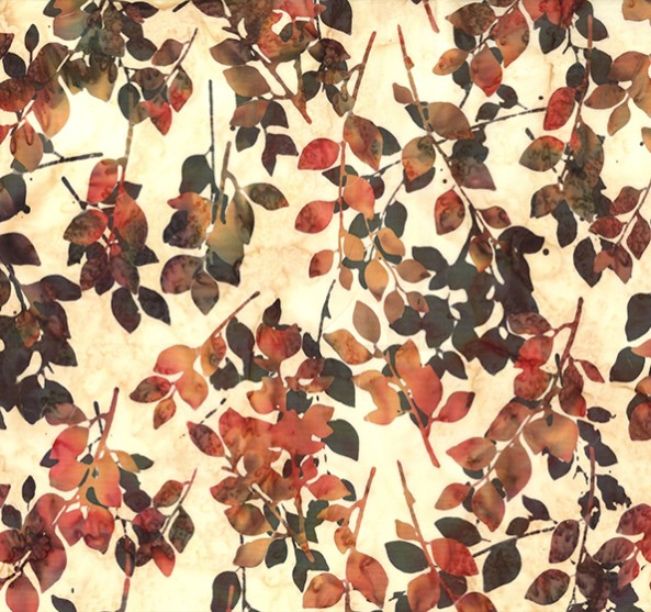 Holiday Spice Batiks Leaves September from Hoffman Fabrics