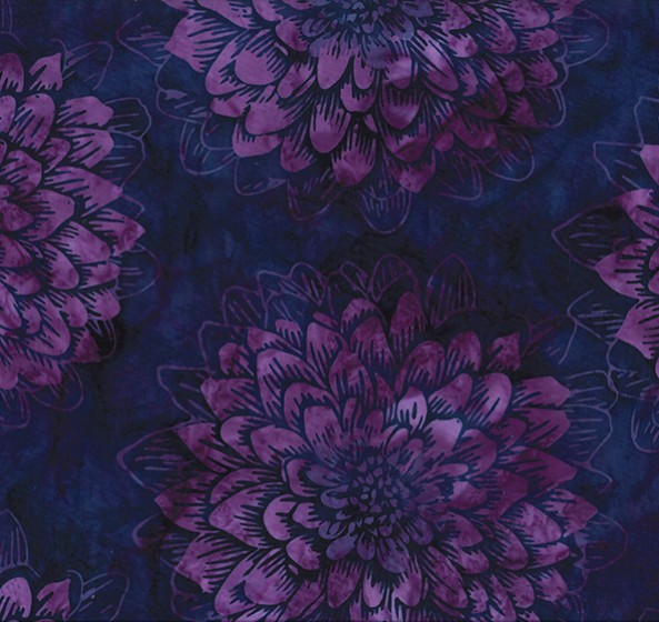 Electric Rose Batiks Dahlia Agate from Hoffman Fabrics