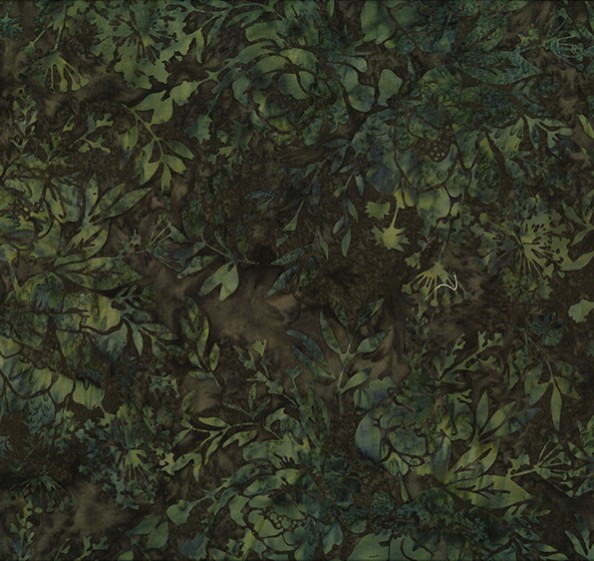 Holiday Spice Batiks Mixed Florals Snake from Hoffman Fabrics