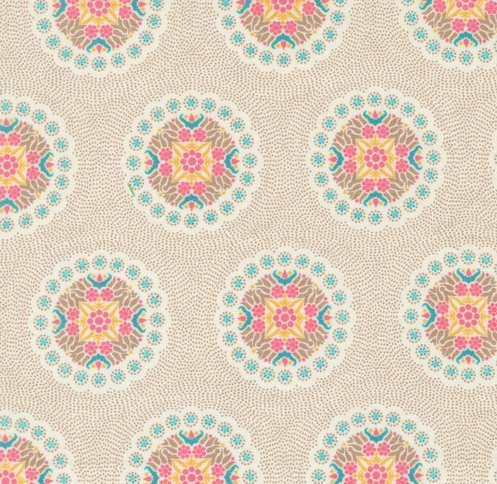 Sunday Brunch Crepe Geometrics Spritzer by BasicGrey for Moda Fabrics