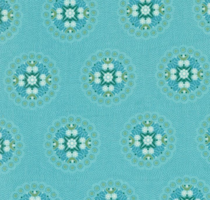 Sunday Brunch Crepe Geometrics Mint Tea by BasicGrey for Moda Fabrics