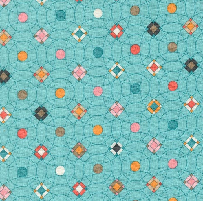 Sunday Brunch Scrambler Geometrics Mint Tea by BasicGrey for Moda Fabrics