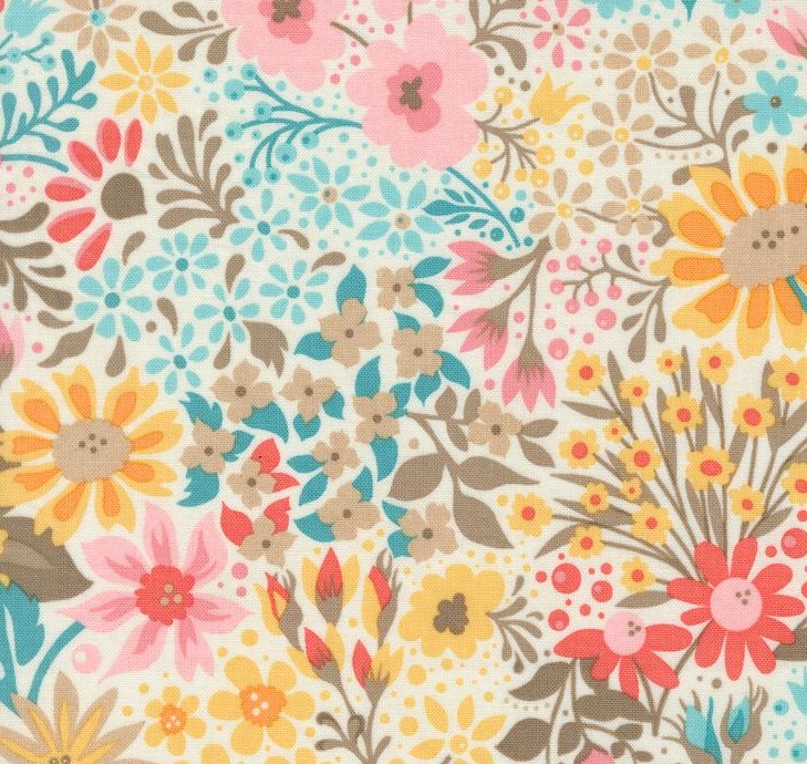 Sunday Brunch Dutch Baby Florals Spritzer by BasicGrey for Moda Fabrics