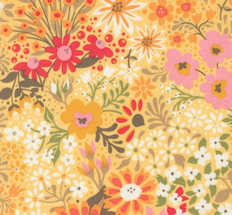 Sunday Brunch Dutch Baby Florals Mimosa by BasicGrey for Moda Fabrics