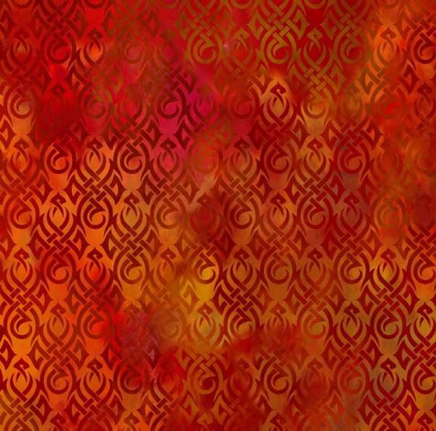 Red Dragons Flames Red/Orange from In The Beginning Fabrics