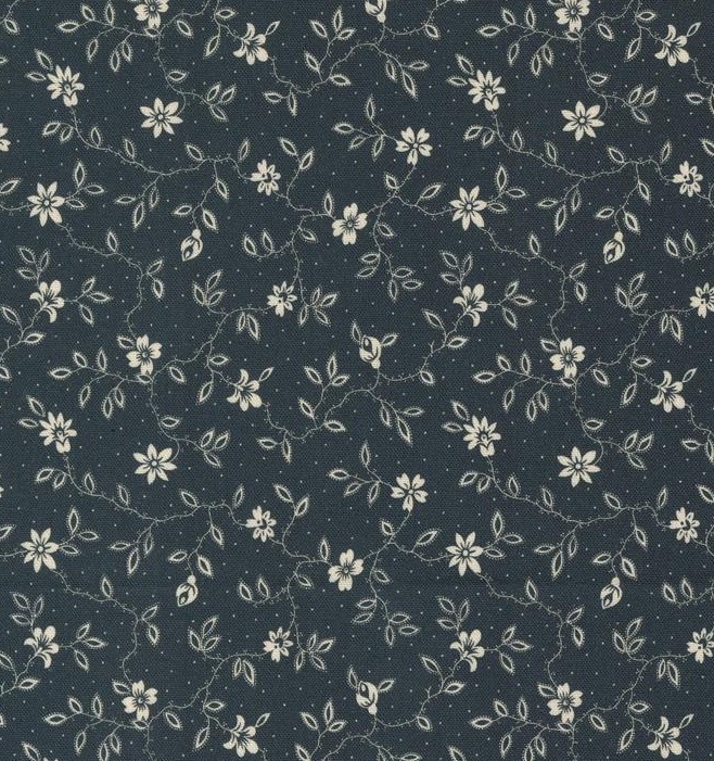 Goodnight Irene Blossom Florals Graphite by Betsy Chutchian for Moda Fabrics
