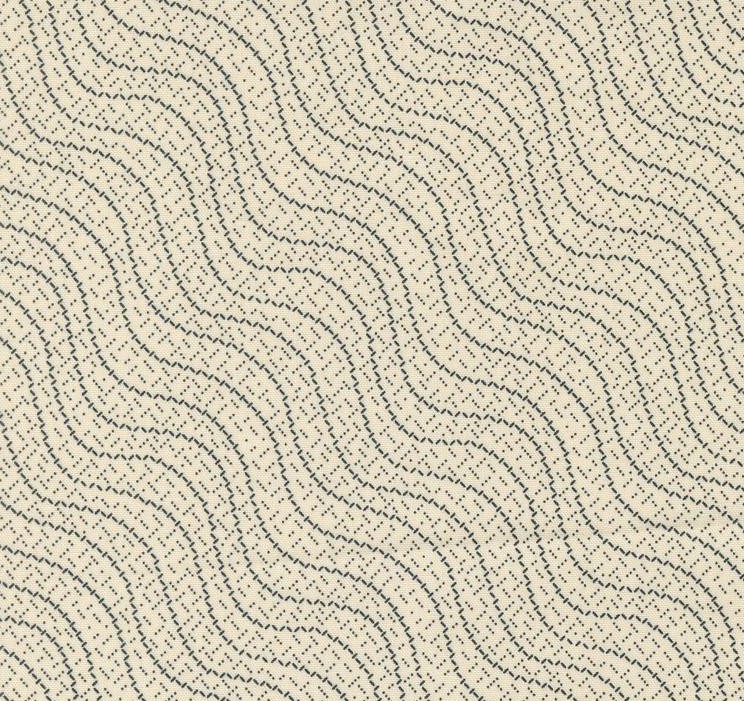 Goodnight Irene Making Waves Stripes Sweet Cream Graphite by Betsy Chutchian for Moda Fabrics