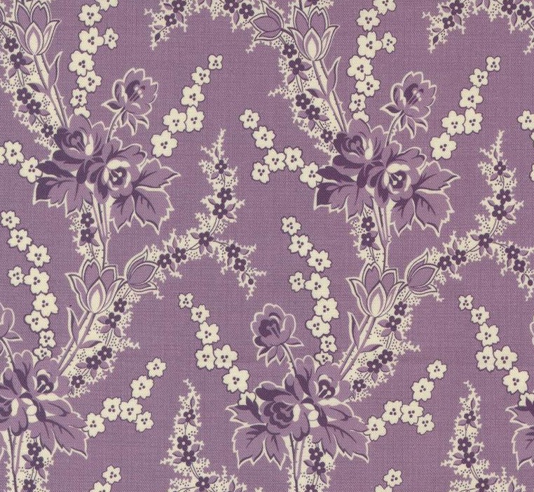 Goodnight Irene Irene's Garden Florals Grape by Betsy Chutchian for Moda Fabrics