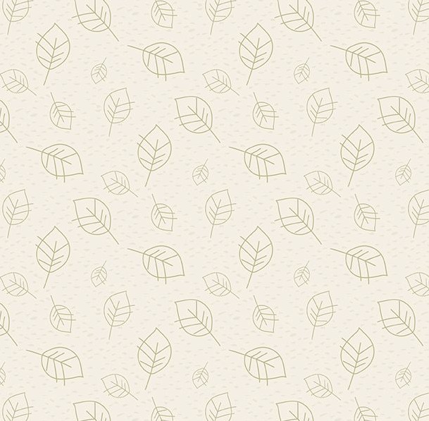 Into The Woodlands Leaves Cream by Deane Beesley for Wilmington Prints