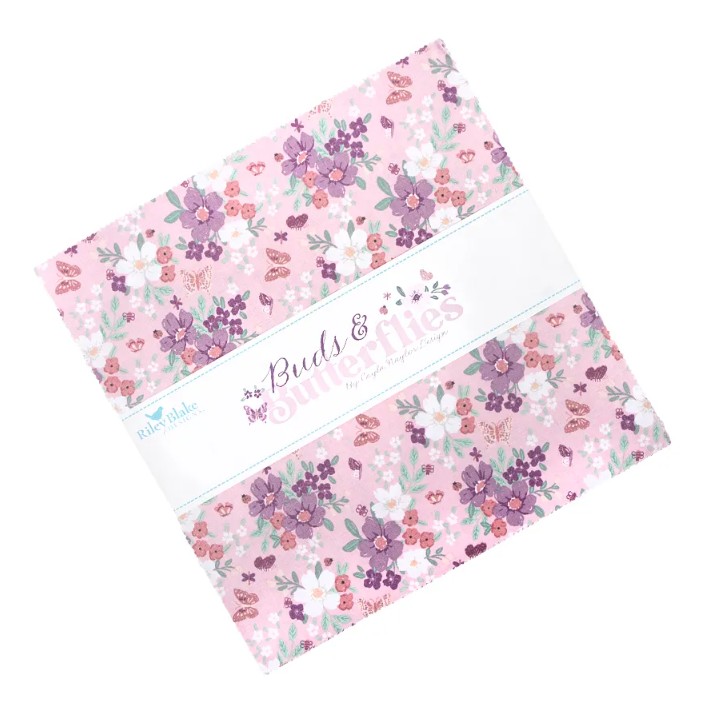 Buds & Butterflies 10 Inch Stacker by Cayla Naylor for Riley Blake Designs