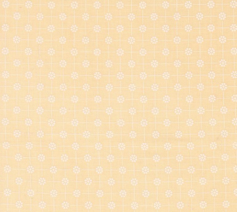 Cottage Charm Pixie Dots Flower Grid Enjoyable Yellow by My Sew Quilty Life for Moda Fabrics