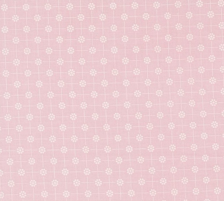 Cottage Charm Pixie Dots Flower Grid Fading Rose by My Sew Quilty Life for Moda Fabrics