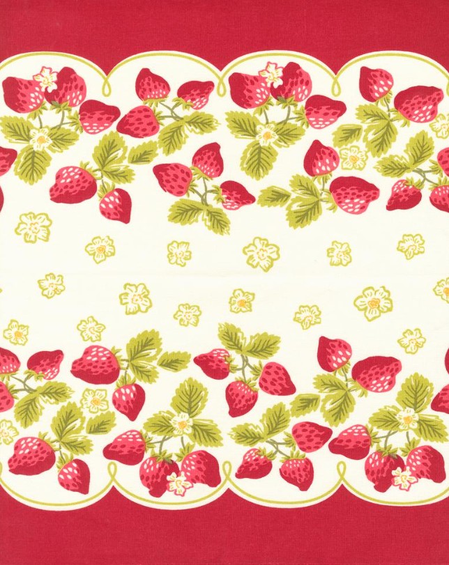 16" Classic Retro Berrylicious Toweling by Stacy Iest Hsu for Moda Fabrics