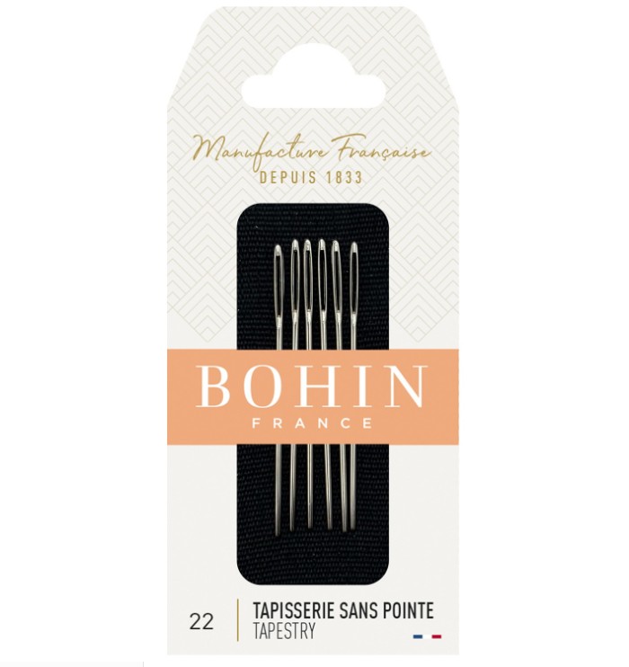Cross Stitch Round Tip Needles Size 22 6 Count
