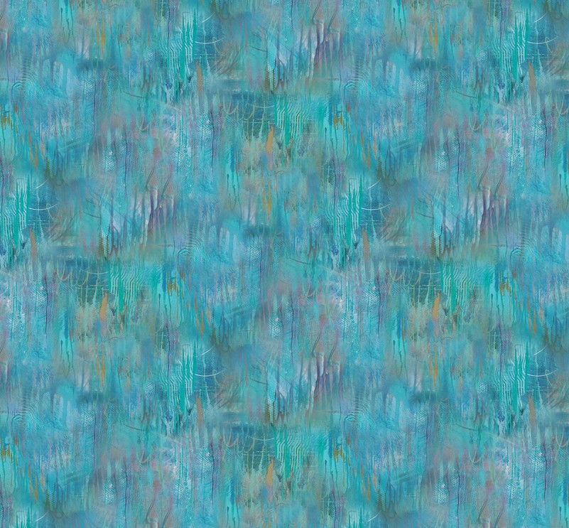 Tranquil Tides Blue Texture Blue by Tim Parker for Northcott Fabrics