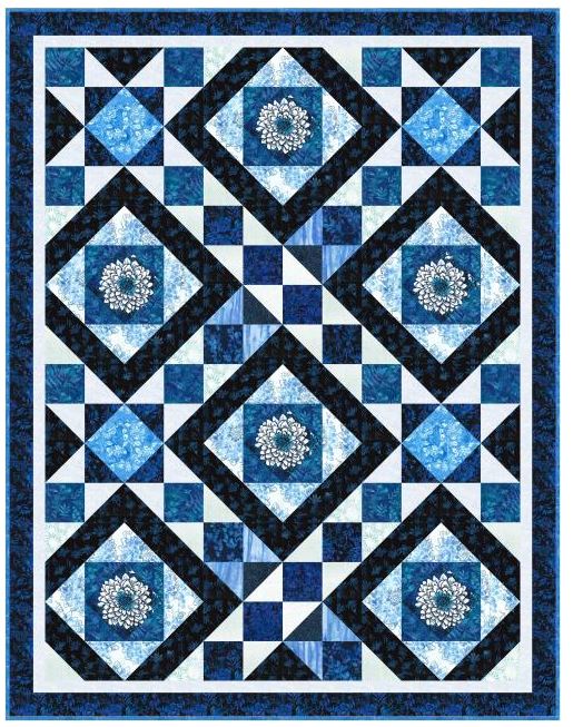 High Line at Large Quilt Kit from Hoffman