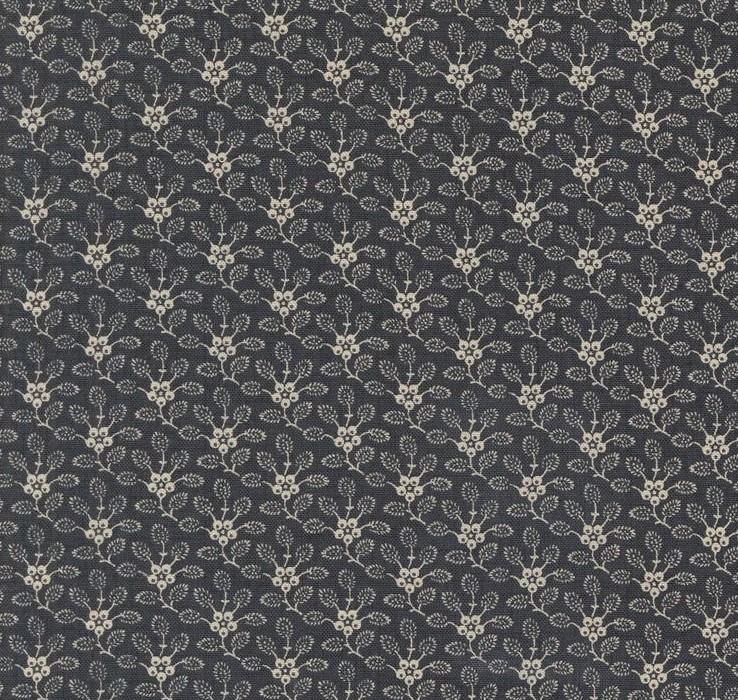 Sacre Bleu Petunia Blenders Indigo by French General for Moda Fabrics