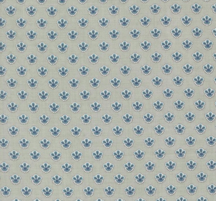Sacre Bleu Campanule Ciel Blue by French General for Moda Fabrics