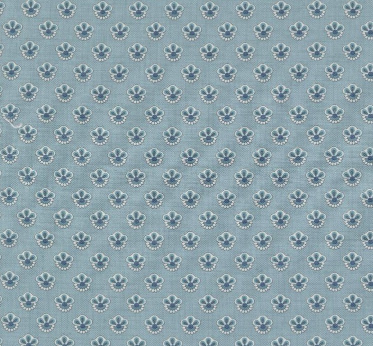 Sacre Bleu Campanule French Blue by French General for Moda Fabrics