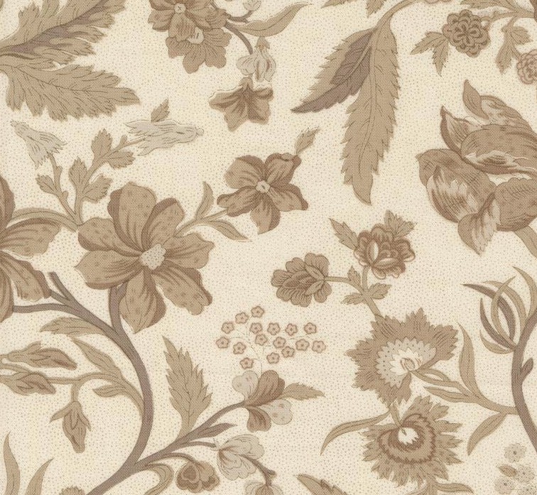 Sacre Bleu Parterre Florals Pearl by French General for Moda Fabrics