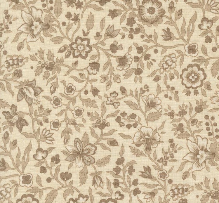 Sacre Bleu Jardinage Florals Pearl by French General for Moda Fabrics