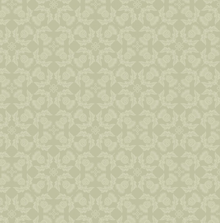 Highland Thistle Sage Green from Lewis & Irene