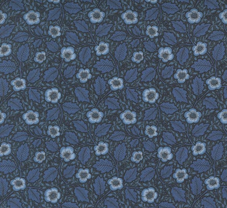 Morris Manor Antipodes Florals Twilight by Barbara Brackman for Moda Fabrics