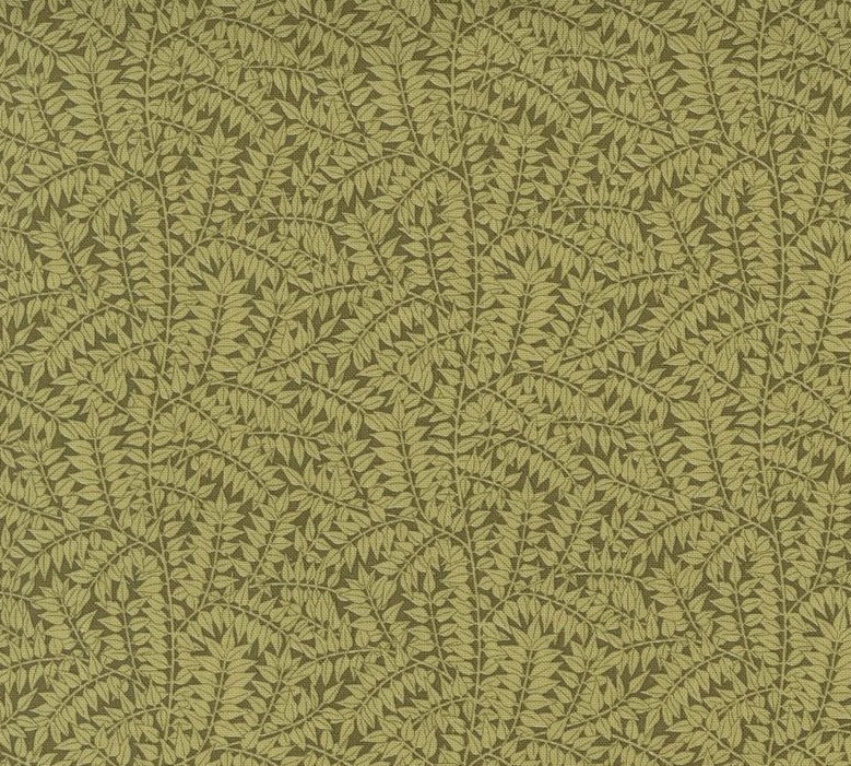 Morris Manor Branch Blenders Sage by Barbara Brackman for Moda Fabrics