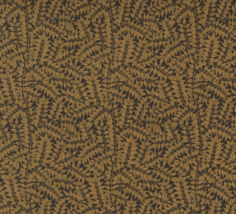 Morris Manor Branch Blenders Ebony Gold by Barbara Brackman for Moda Fabrics