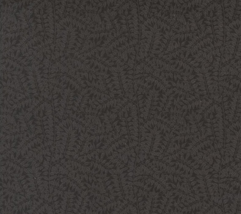 Morris Manor Branch Blenders Ebony by Barbara Brackman for Moda Fabrics