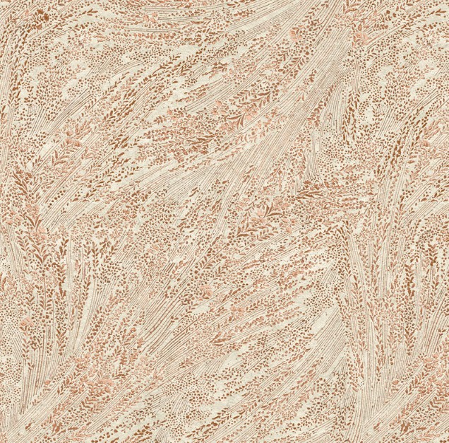 Meadow Breeze Wide Back Leaves Ecru from P&B Textiles