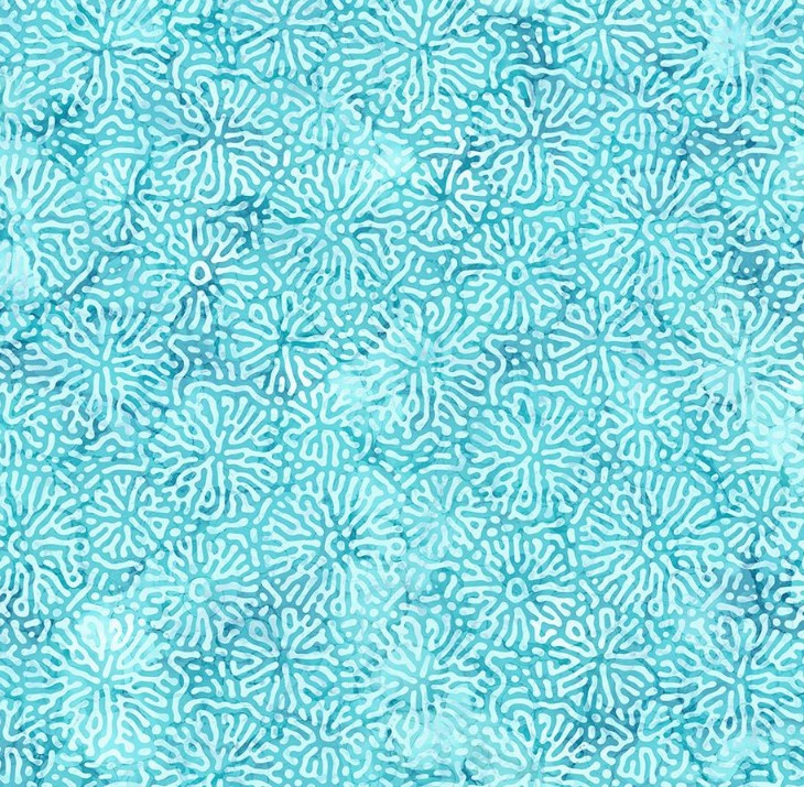Deep Blue Brain Coral Light Blue by Deborah Edwards & Melanie Samra for Northcott Fabrics