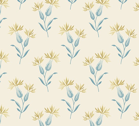 Beach House Sea Lavender Cream by Edyta Sitar of Laundry Basket Quilts for Andover Fabrics