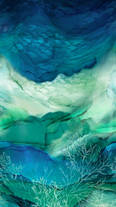 Deep Blue Ombre  by Deborah Edwards & Melanie Samra for Northcott Fabrics