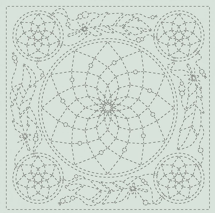 Sashiko Dream Catcher Cloth