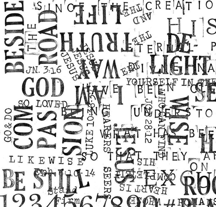 Sewing Seeds III Parable Stamps White by J. Wecker Frisch for Riley Blake Designs