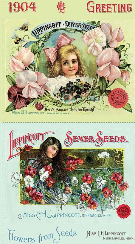 Sewing Seeds III Pillow Sham Panel by J. Wecker Frisch for Riley Blake Designs
