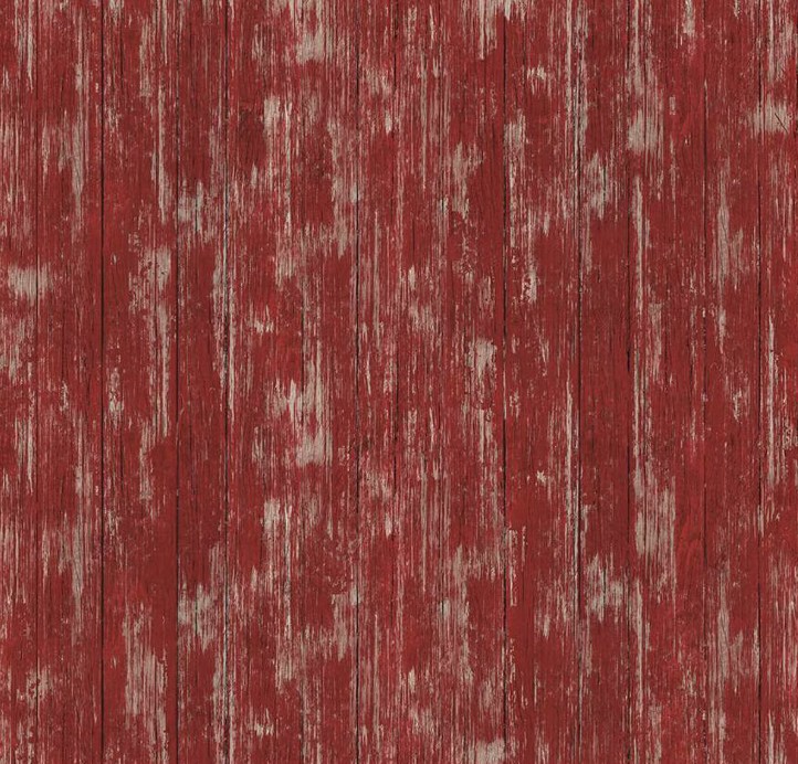 Covered Bridges in Spring Barn Wood Burgundy by Tara Reed for Riley Blake Designs