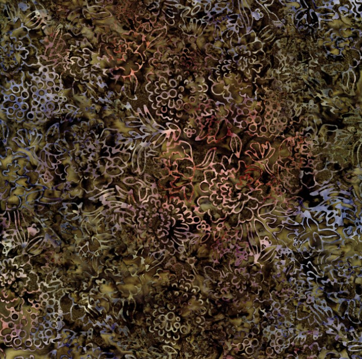 Tonga Batiks Farm Sweet Home Garden Floral Earth by Wing and a Prayer for Timeless Treasures