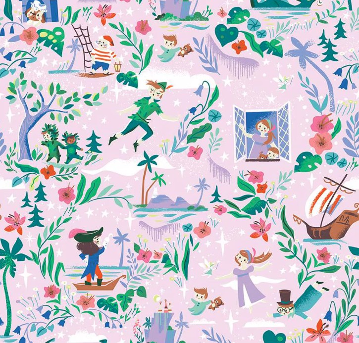 Forever Neverland Main Princess by Jill Howarth for Riley Blake Designs