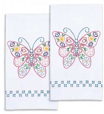 Butterfly Towels by Jack Dempsey